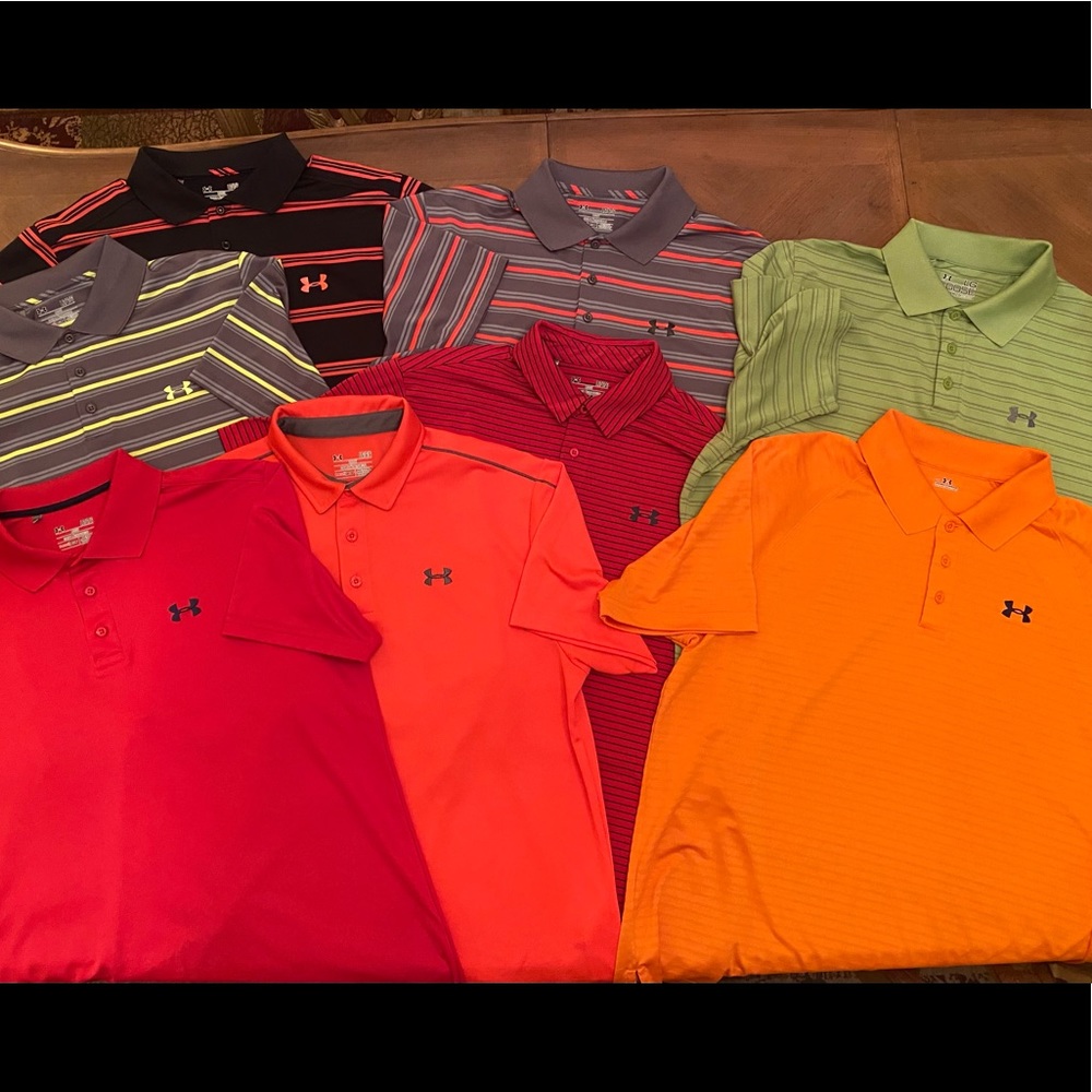 8!!!!! UA POLO SHIRTS!!!